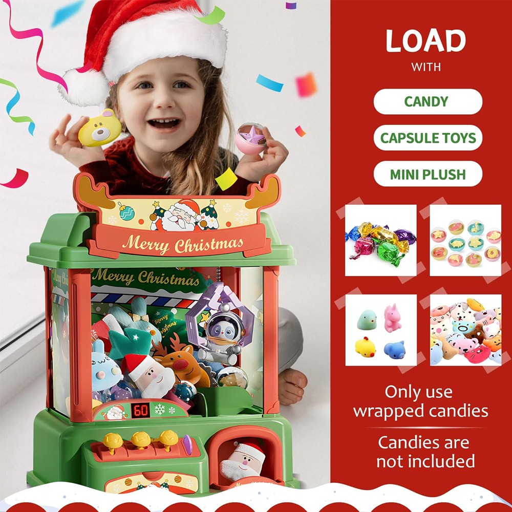 Christmas Claw Machine For Kid - Arcade Vending & Laundry ulasan dan harga