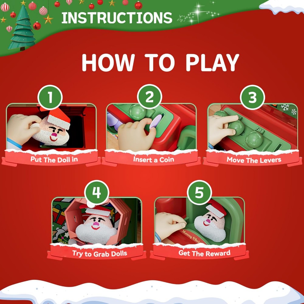 Christmas Claw Machine For Kid - Arcade Vending & Laundry ulasan dan harga