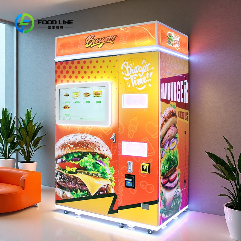 Automatic smart burger vending - Vending Machine Qr Code ulasan dan harga