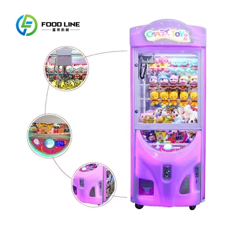 Customized Coin Operated Arcad - Arcade Toy Claw Vending Machine ulasan dan harga