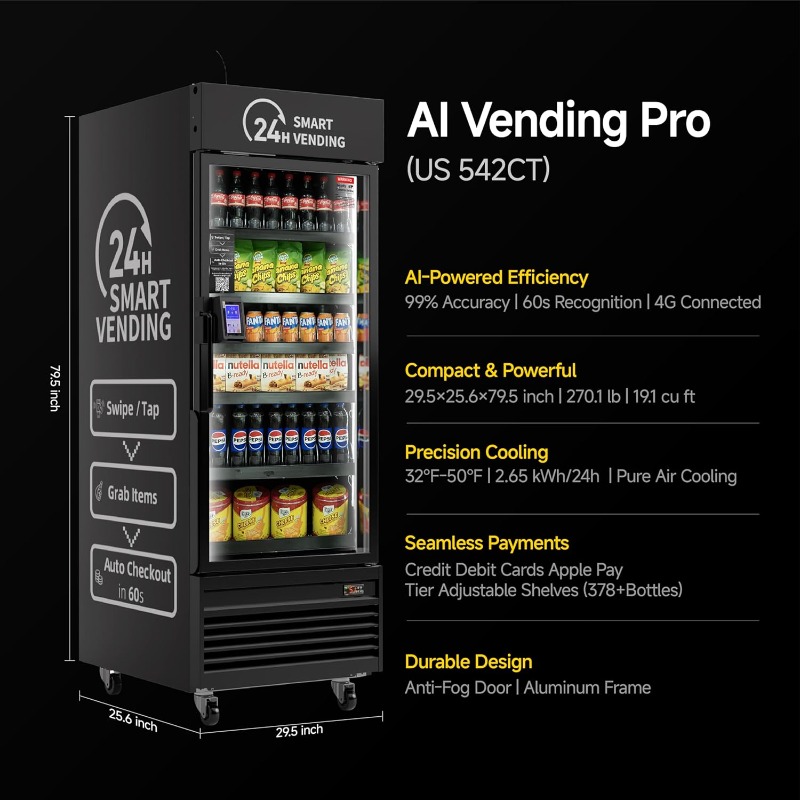 Customized Smart Open-Front Ve - Open Vending Machine ulasan dan harga