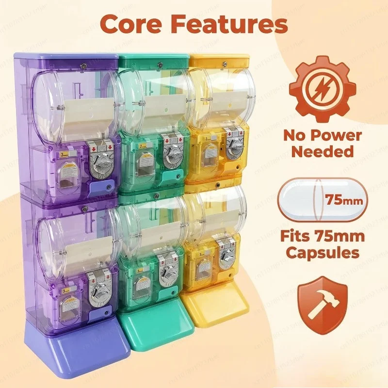 Transparent White Two Tier Gas - Arcade Vending & Laundry ulasan dan harga